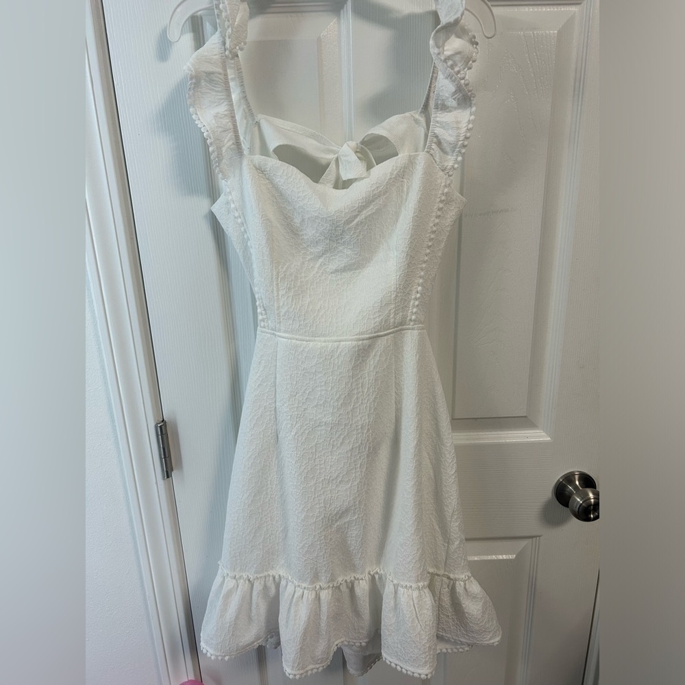 Shein white dress